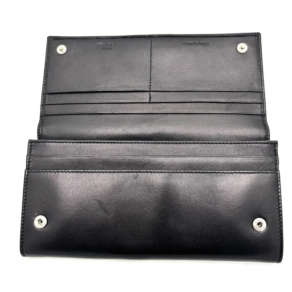 Prada‎ Black Leather Wallet